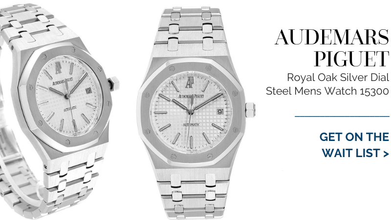 Audemars Piguet Royal Oak Silver Dial Steel Mens Watch 15300