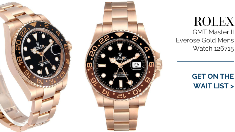 Rolex GMT Master II Everose Gold Mens Watch 126715
