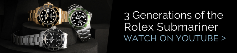 3 Generations of the Rolex Submariner