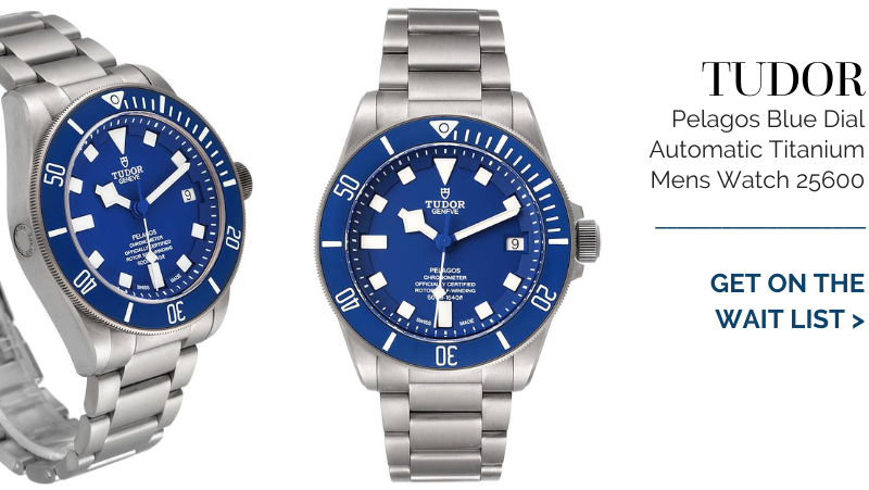Tudor Pelagos Blue Dial Automatic Titanium Mens Watch 25600