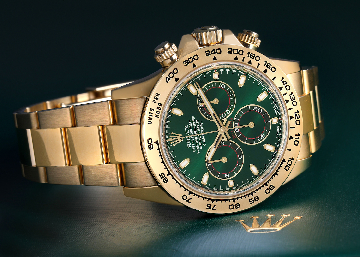ROLEX DAYTONA GREEN DIAL ref 116508