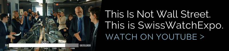 This Is Not Wall Street. This Is SwissWatchExpo.