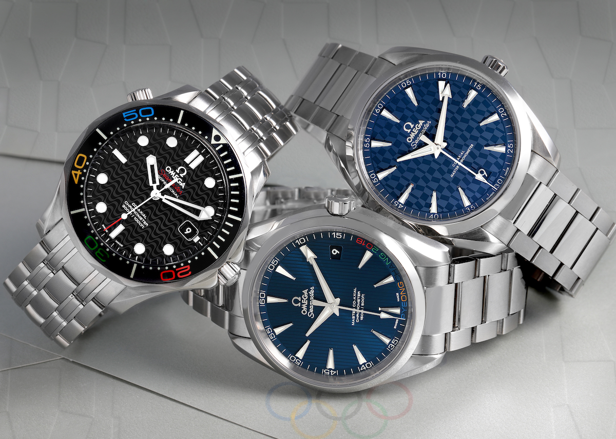 OMEGA SEAMASTER OLYMPIC EDITIONS (Rio 2016, Pyeongchang 2018 and Tokyo 2020)
