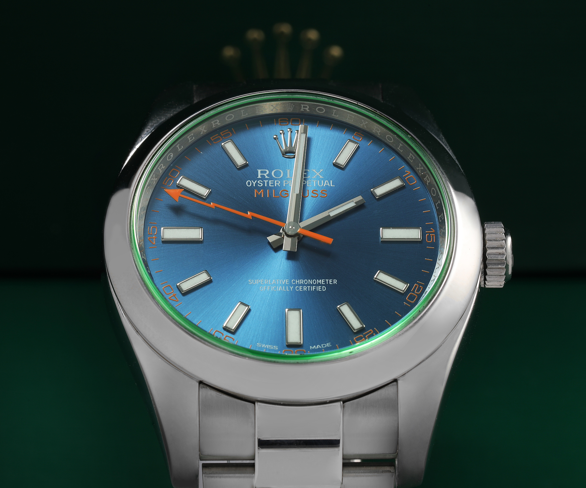 ROLEX MILGAUSS ref 116400GV Z-Blue