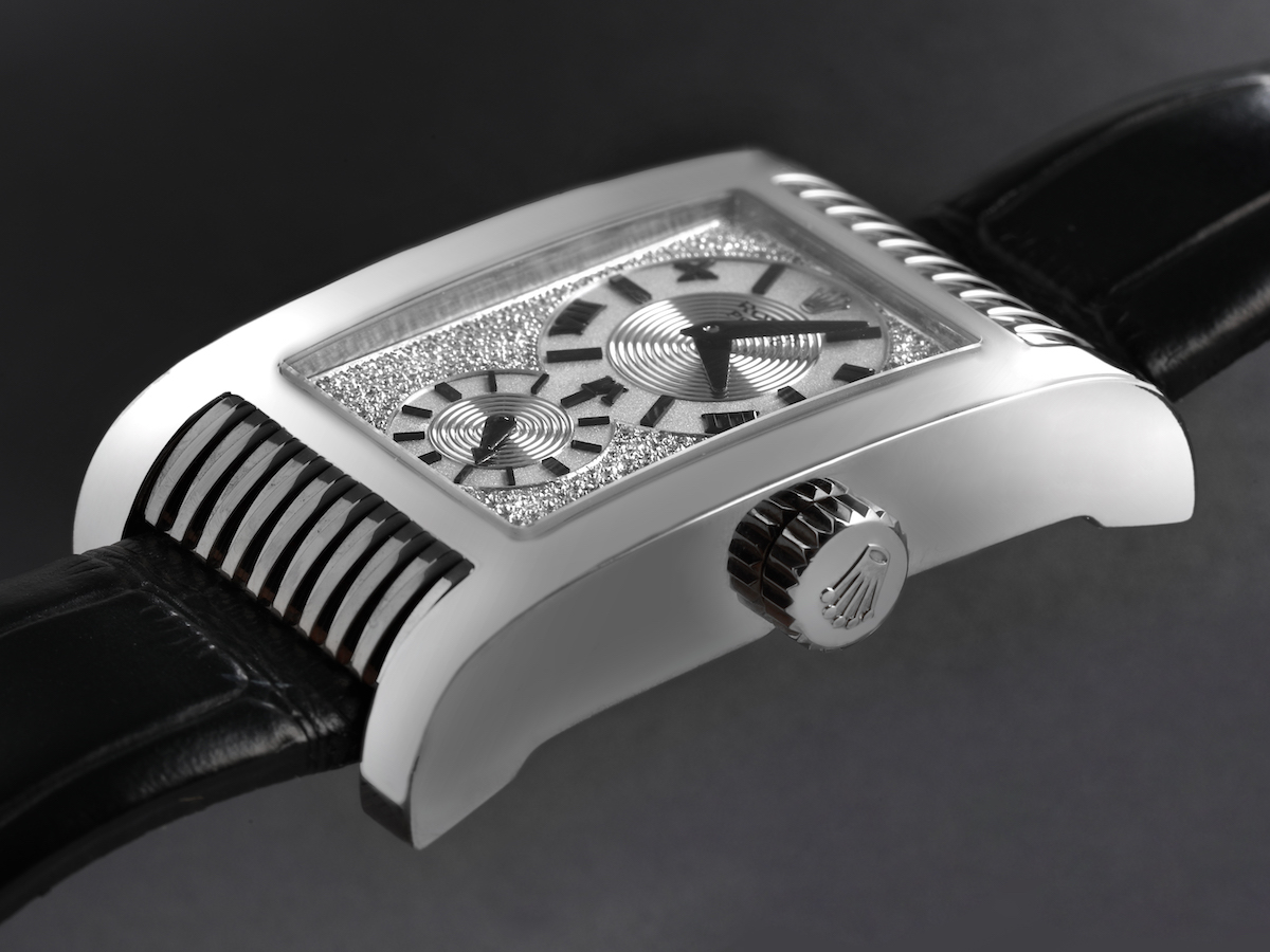 Rolex Cellini Prince White Gold Silver Dial Watch 5441