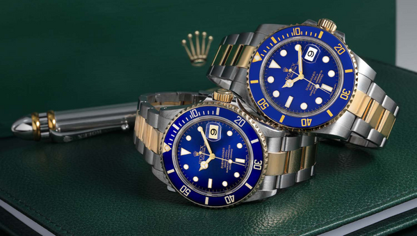 Rolex Submariner Steel Yellow Gold Blue Dial Bezel 16613 / 116613
