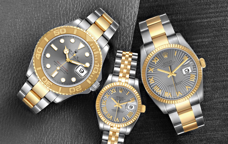 Rolex Yachtmaster reference 16623 Steel Yellow Gold, Slate Dial