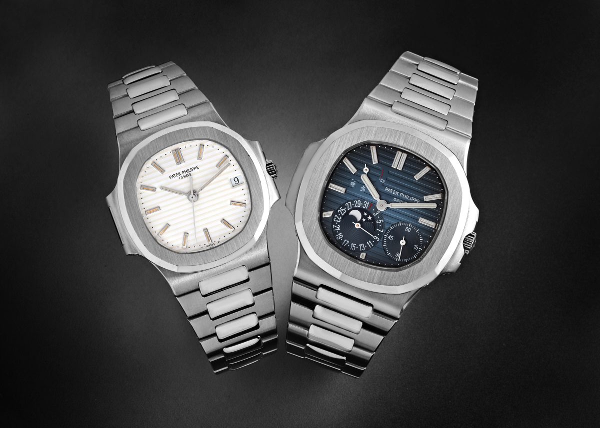 Patek Philippe Nautilus 3800 and 5712