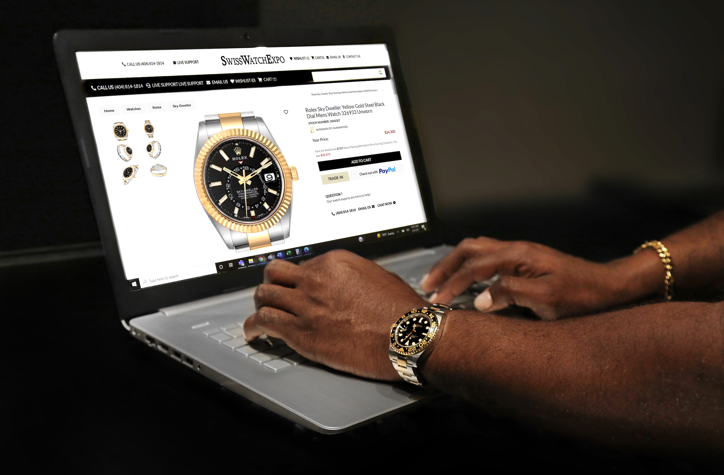 Shopping at SwissWatchExpo