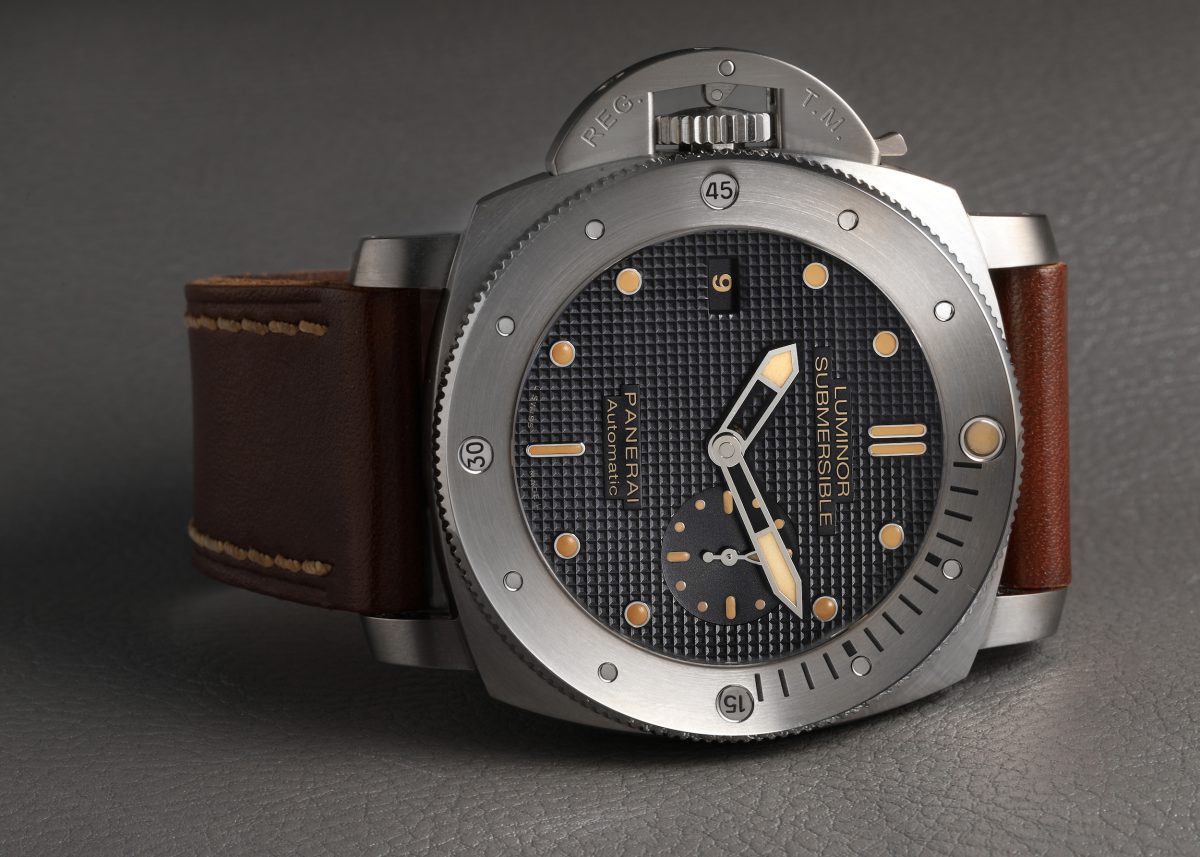 Panerai Waffle Dial
