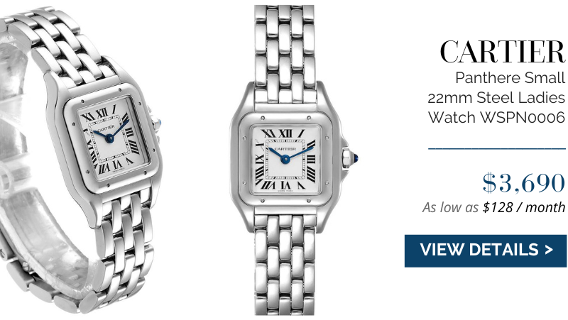 Cartier Panthere Small 22mm Steel Ladies Watch WSPN0006