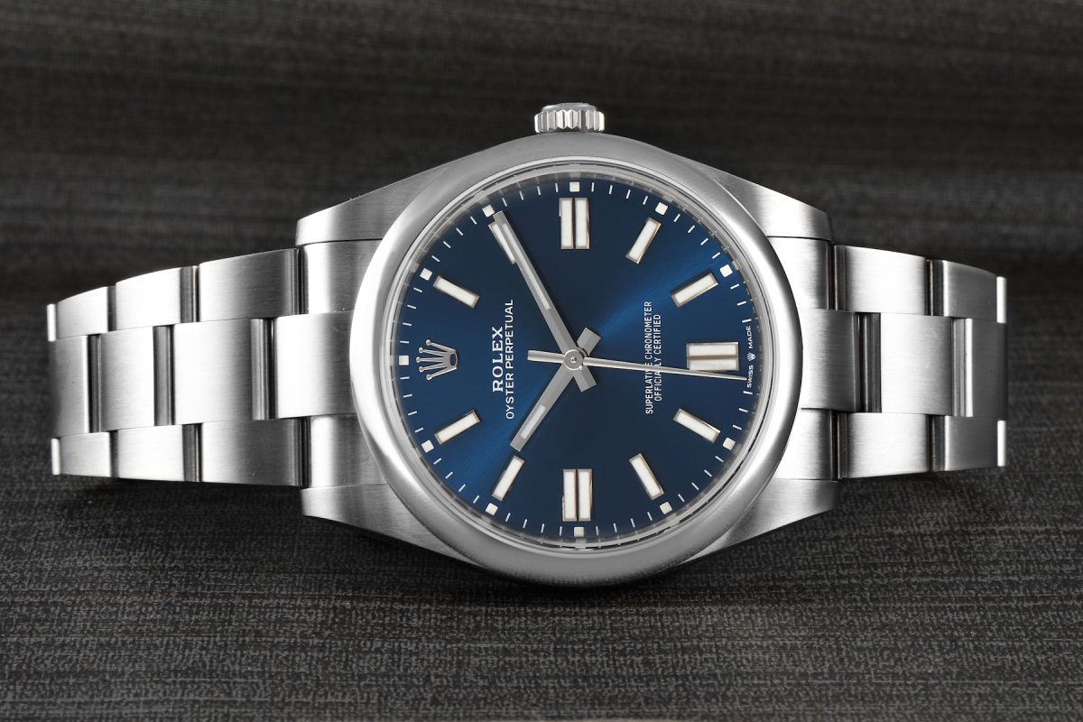 All photos are of the actual watch in stock Rolex Oyster Perpetual 41mm Automatic Steel Mens Watch 124300