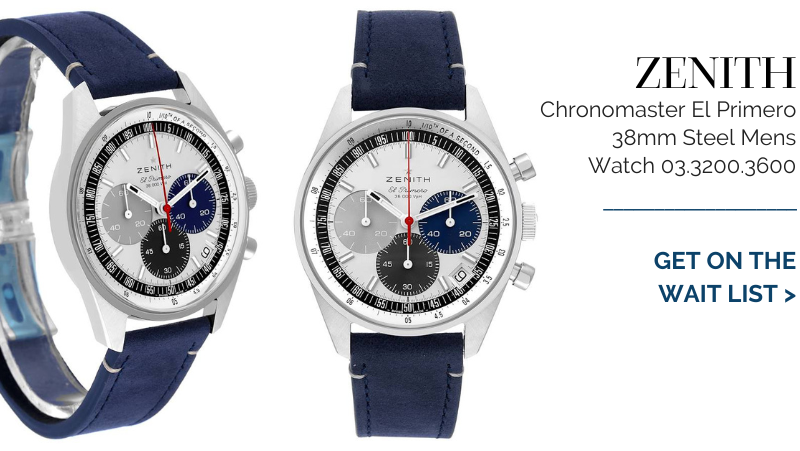 Zenith Chronomaster El Primero 38mm Steel Mens Watch 03.3200.3600