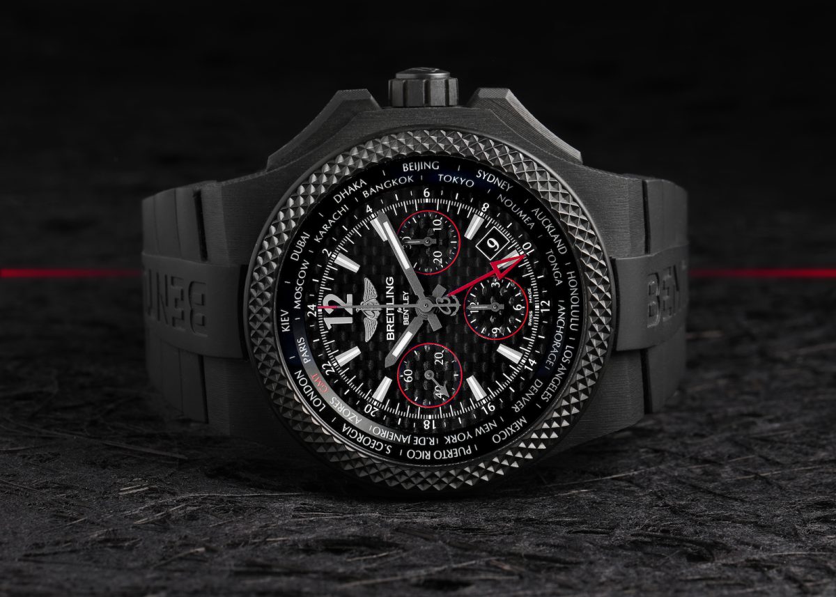 Breitling Bentley GMT B04 S Carbon Limited Edition Mens Watch NB0434