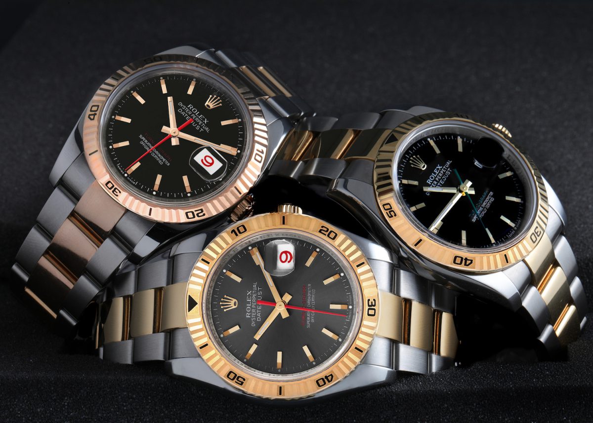 15 Modern Rolex Datejust Turn-o-Graph reference 116261 and 116263