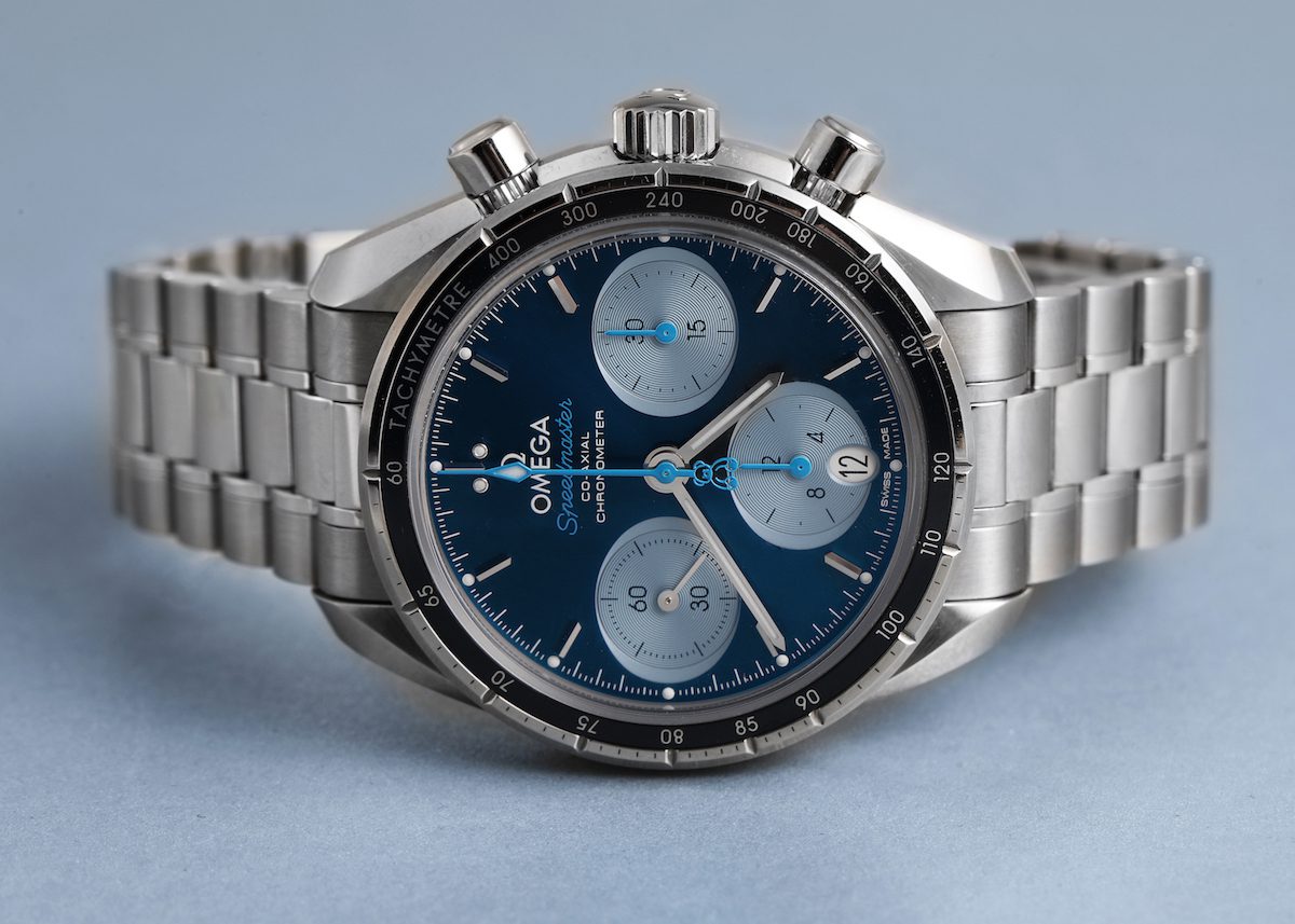 Omega Speedmaster 38 Orbis Blue Dial Mens Watch 324.30.38.50.03.002