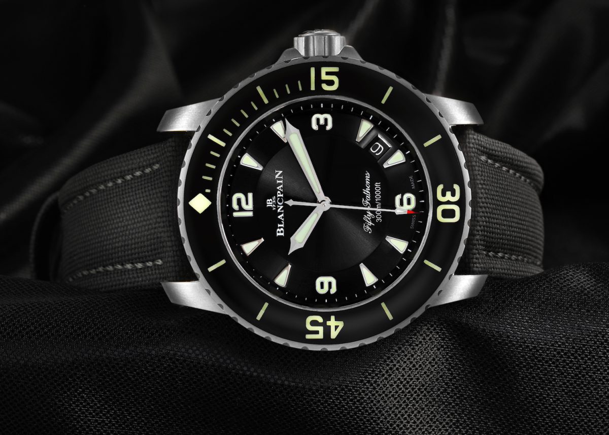 Blancpain Fifty Fathoms Steel Mens Watch 5015-1130-71