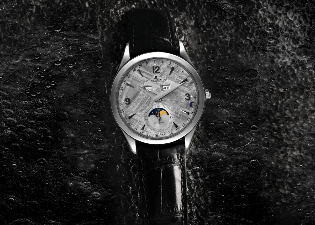 Jaeger Lecoultre Master Calendar Metiorite Steel Mens Watch Q1558421 176.8.12.S