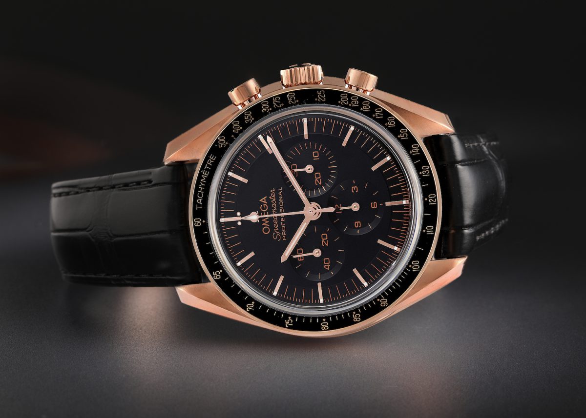 Omega Speedmaster Moonwatch Rose Gold Mens Watch 310.63.42.50.01.001 