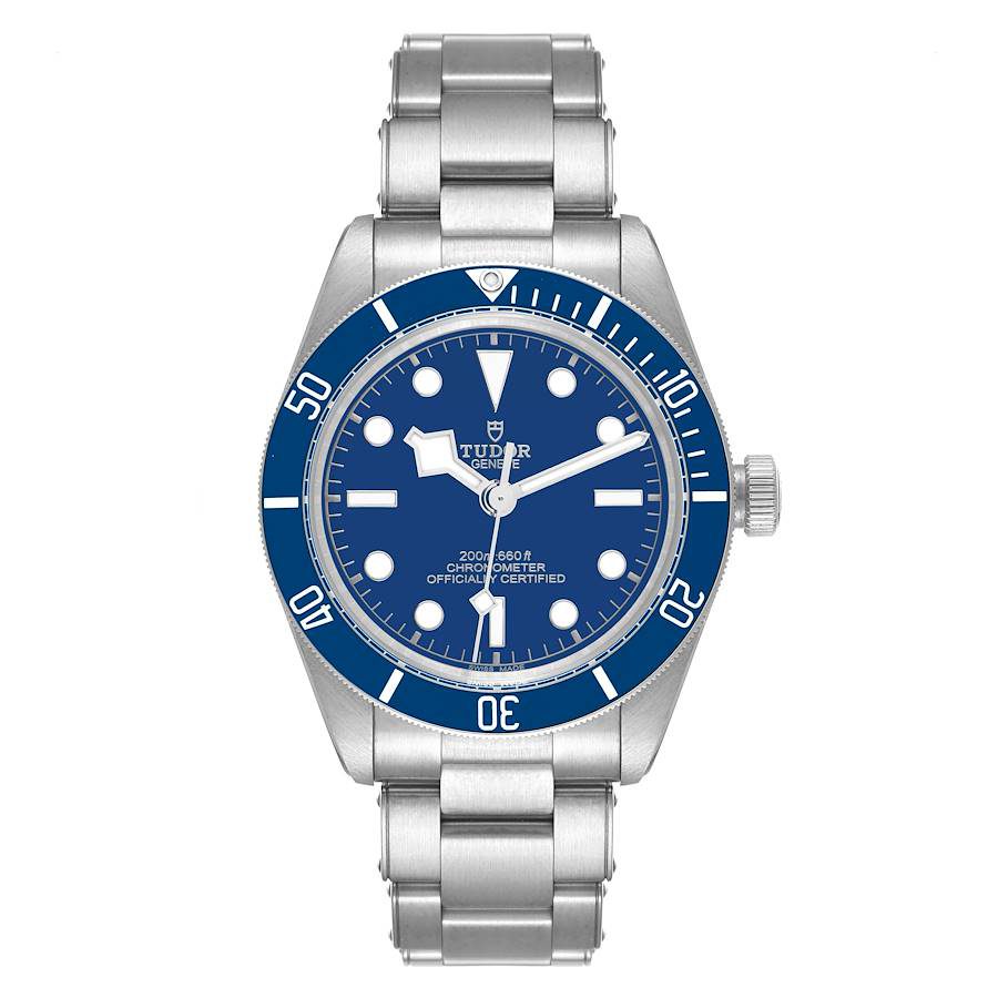 Tudor Heritage Black Bay Blue Dial Bezel Steel Mens Watch 79030