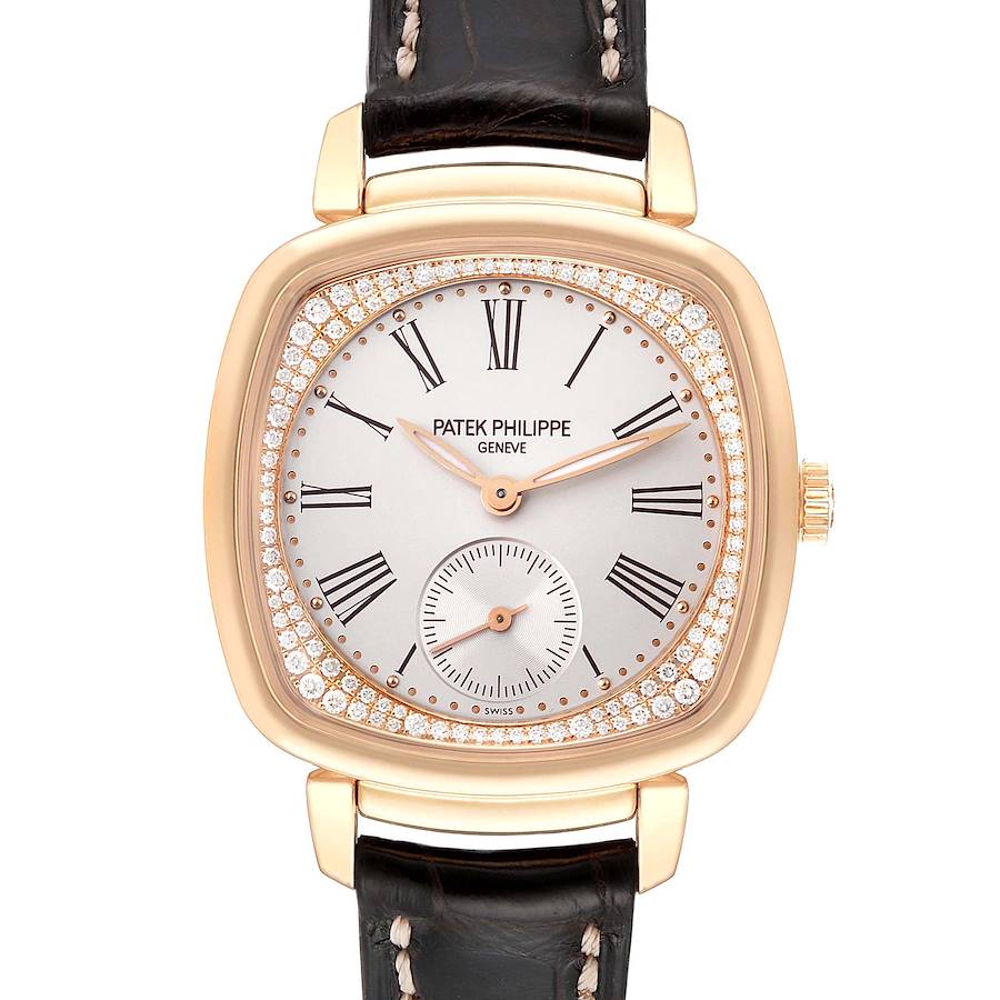 Patek Philippe Gondolo 18k Rose Gold Diamond Ladies Watch 7041