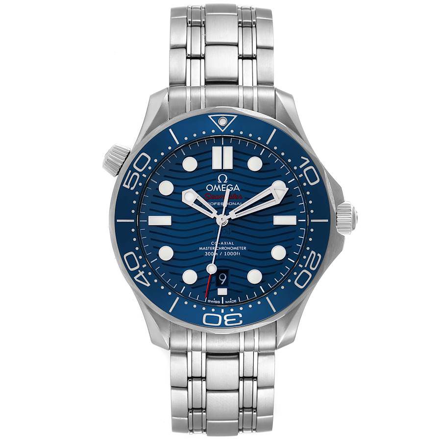 Omega Seamaster Diver 300M Blue Dial Mens Watch 210.30.42.20.03.001 - Best Dive Watches Under $5000