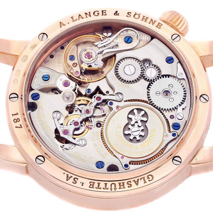A. Lange and Sohne Zeitwerk Rose Gold 140.032 Movement