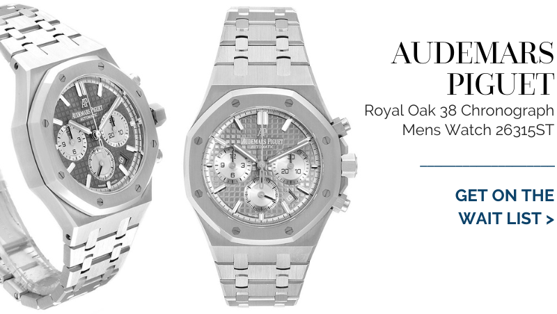 Audemars Piguet Royal Oak 38mm Chronograph Mens Watch 26315ST