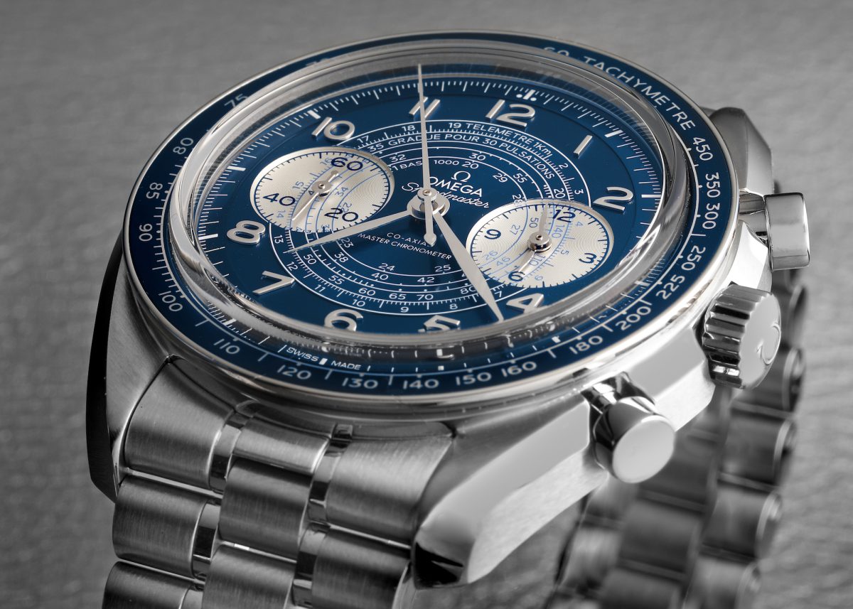 Omega Chronoscope Steel Blue Dial Mens Watch 329.30.43.51.03.001
