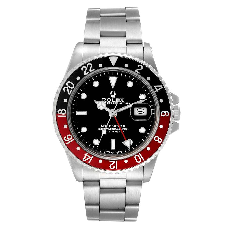 Rolex GMT Master II Fat Lady Vintage Coke Bezel Mens Watch 16760