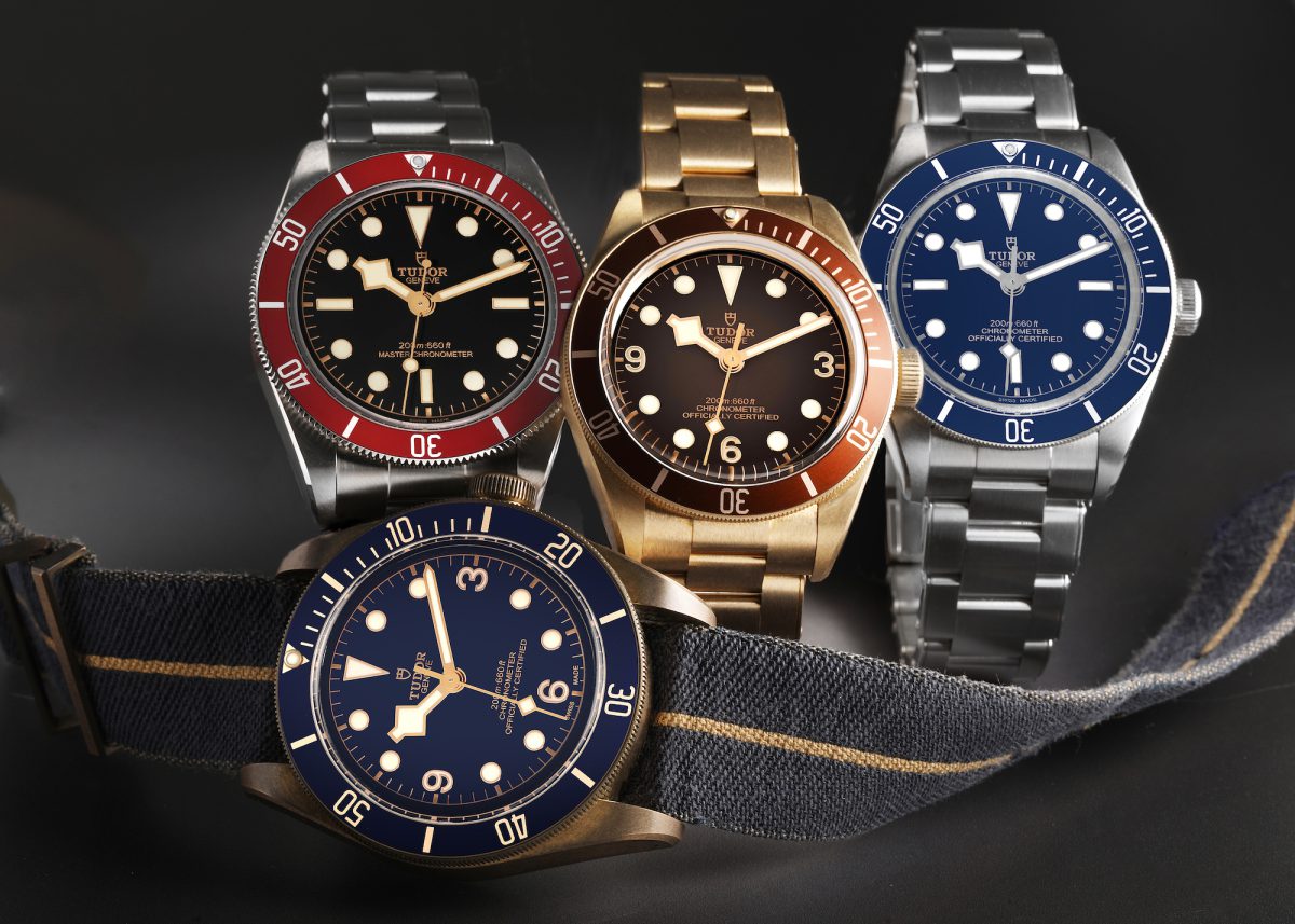 Tudor Heritage Black Bay Watches in Steel and Bronze