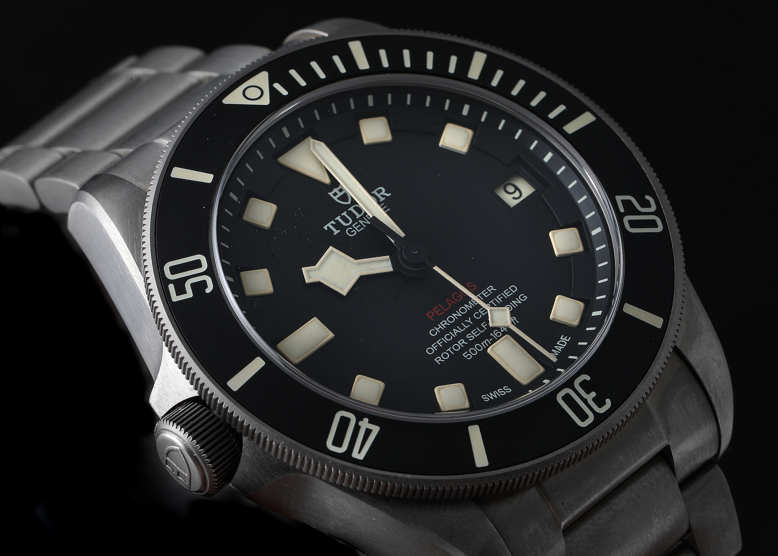 Tudor Pelagos 42mm LHD Titanium Steel Mens Watch 25610