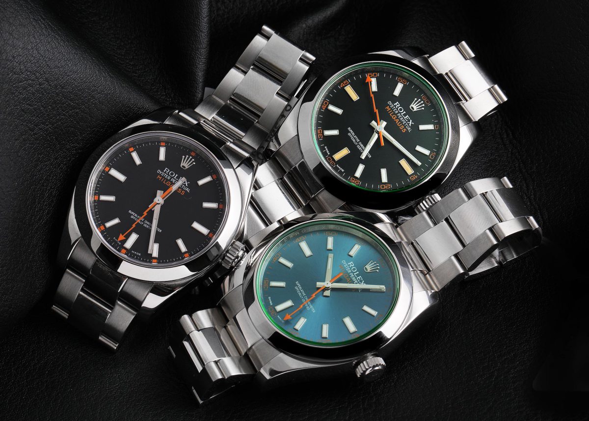Rolex Milgauss 116400 and 116400 GV Watches