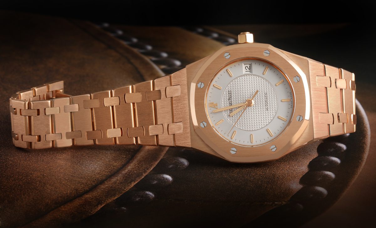 Audemars Piguet Royal Oak 18k Rose Gold Nick Faldo LE Mens Watch 15097OR