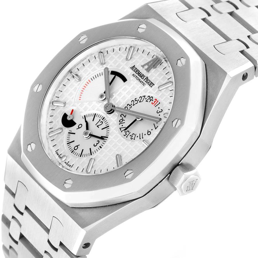 Audemars Piguet Royal Oak Dual Time Power Reserve Mens Watch 26120ST