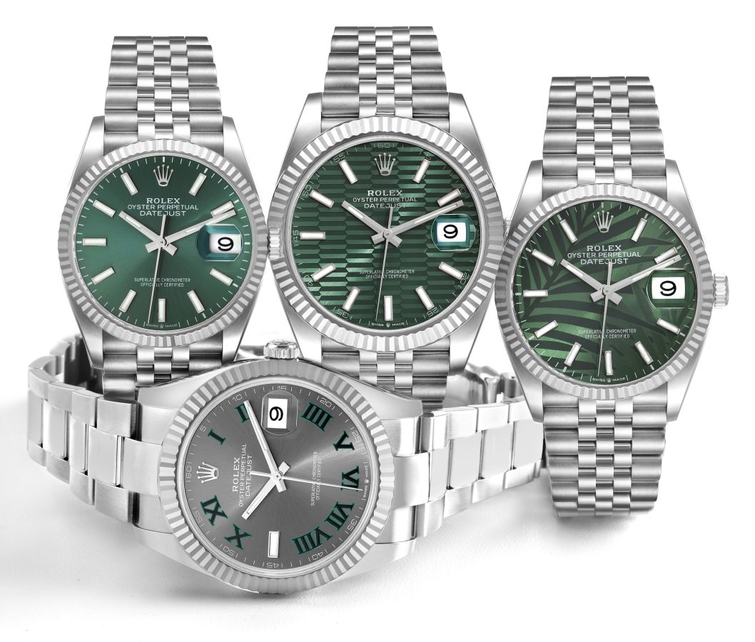 Rolex Datejust 41 Mint Green Dial Watches with Wimbledon Dial