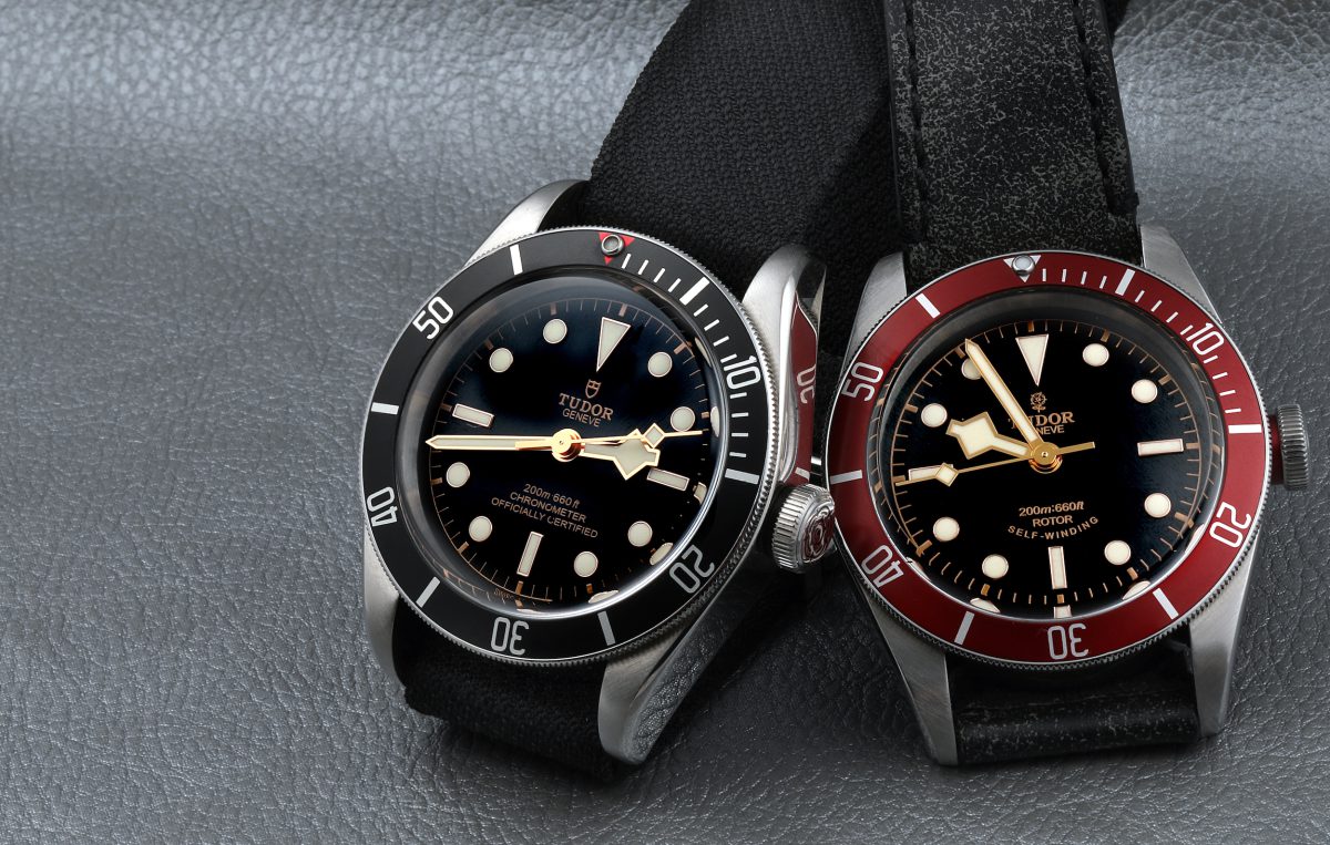 Tudor Black Bay Black and Burgundy