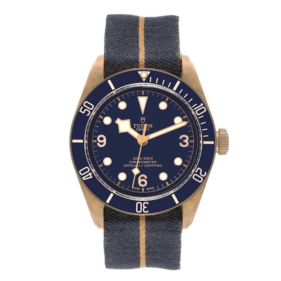 Tudor Black Bay Bronze Blue Dial Mens Watch 79250