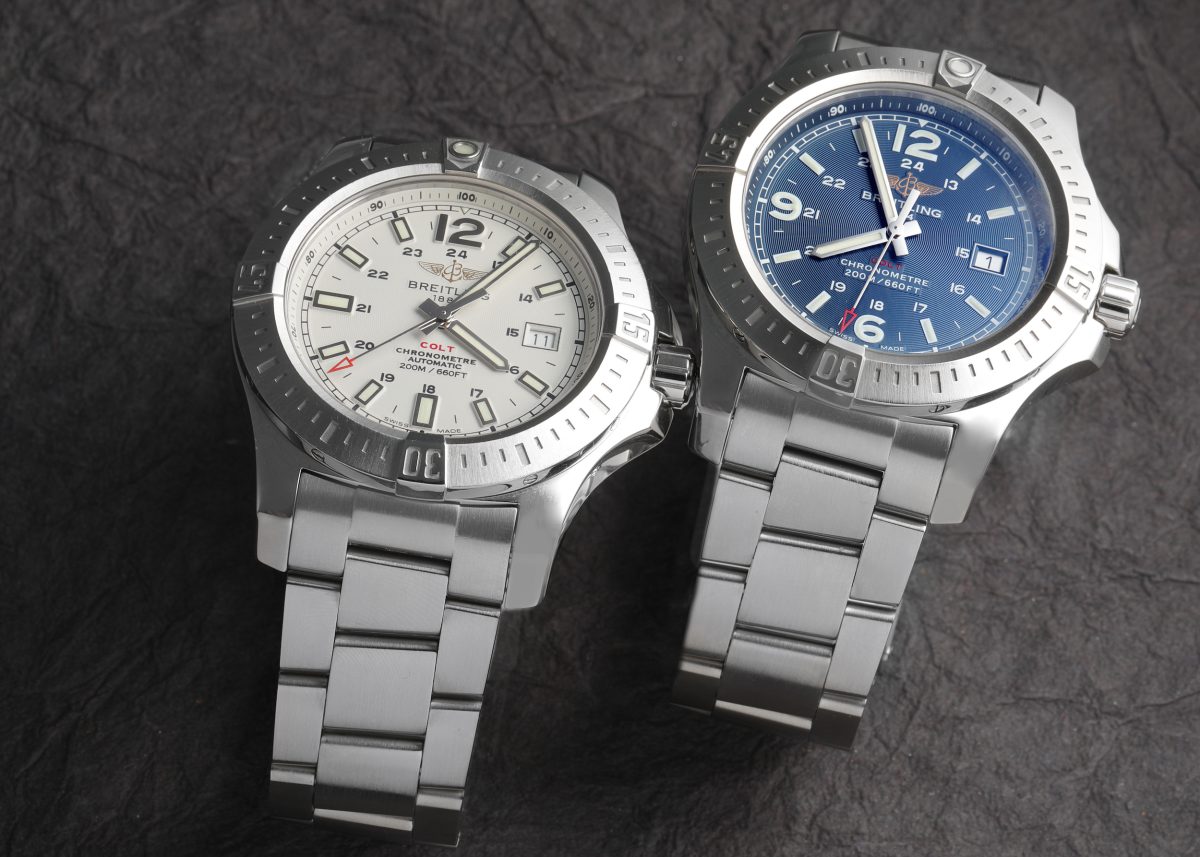 Breitling Colt White Dial and Blue Dial Automatic Steel Mens Watches A17388