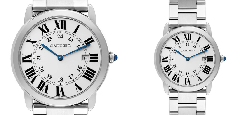 Cartier Ronde Solo Large 36mm Stainless Steel Mens Watch W6701005