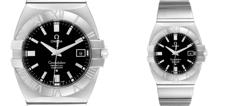 Omega Constellation Double Eagle Black Dial Steel Mens Watch 1513.51.00