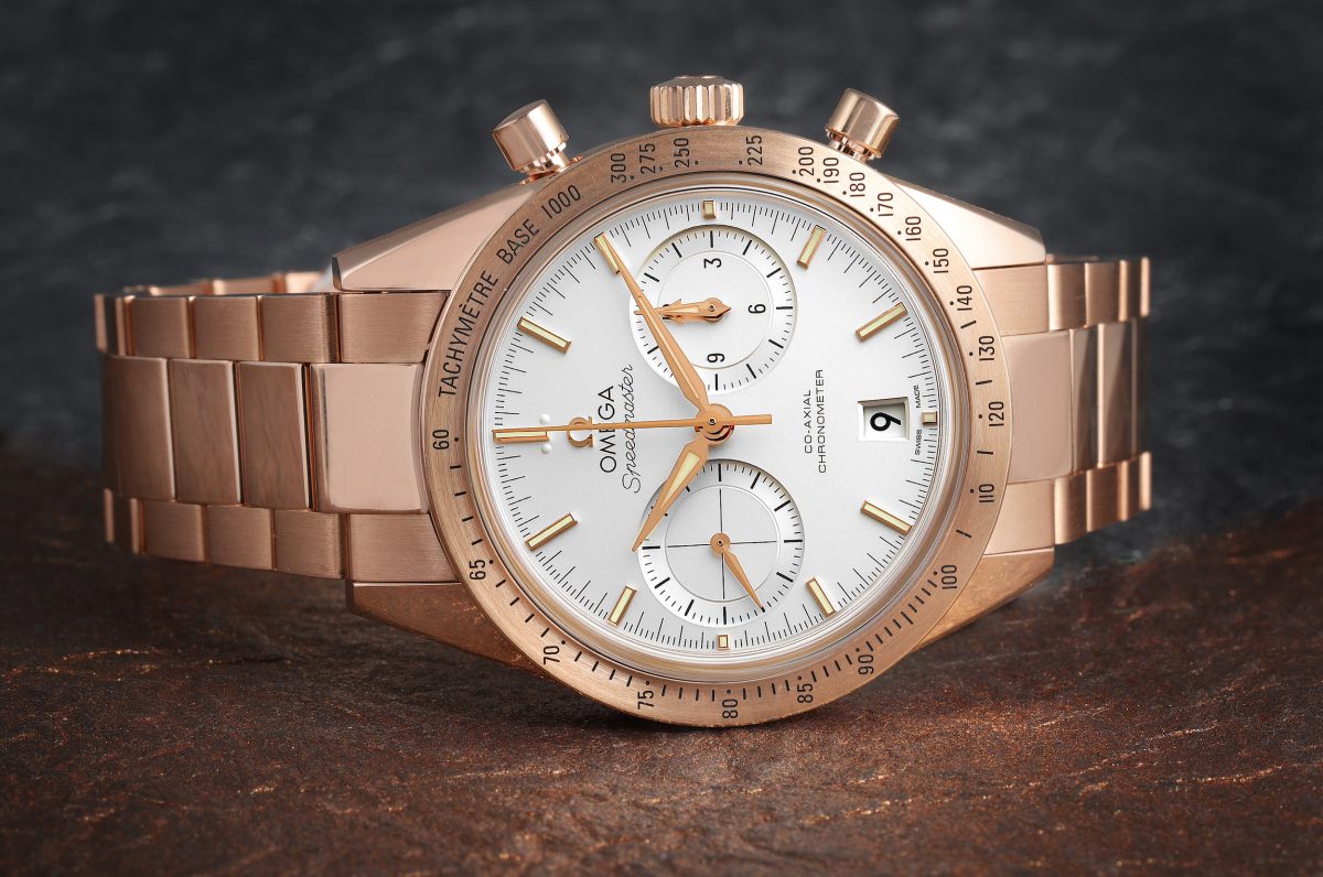 Omega Speedmaster 57 Rose Gold Silver Dial Mens Watch 331.50.42.51.02.002