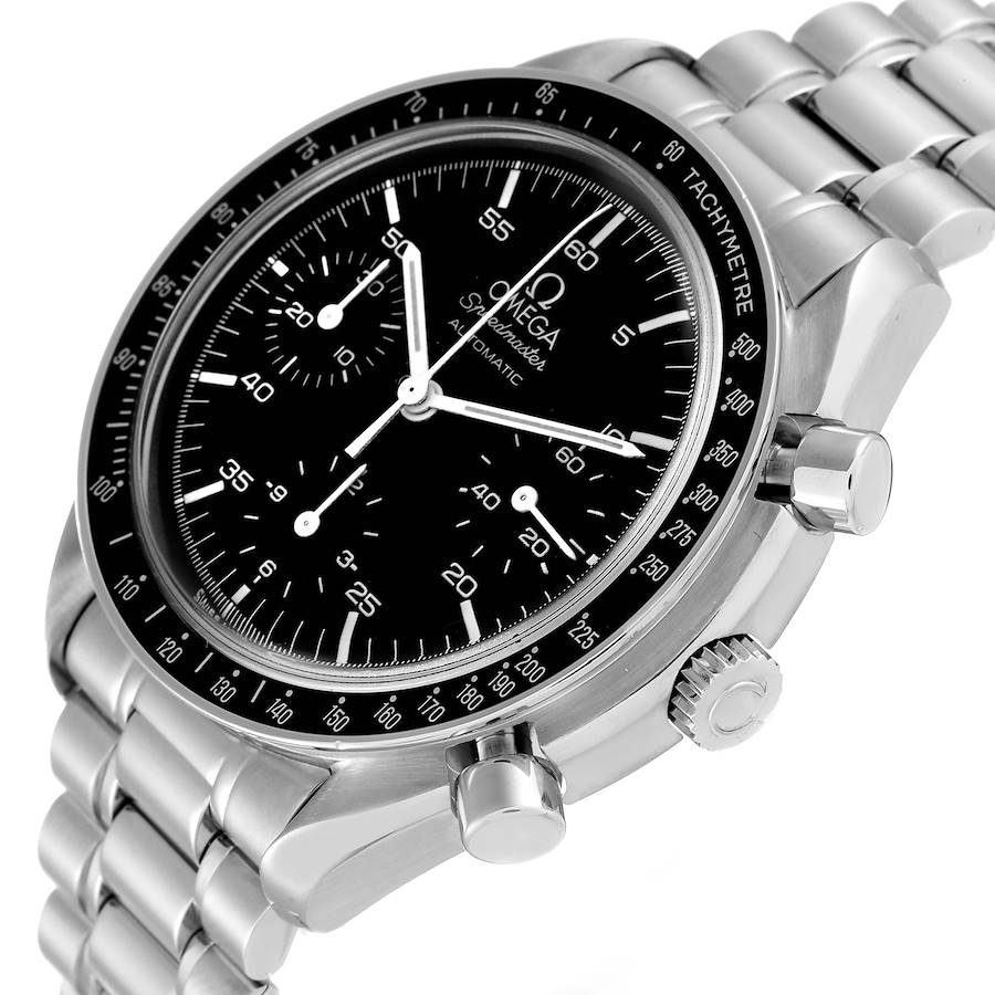 Omega Speedmaster Reduced Chronograph Hesalite Mens Watch 3510.50.00