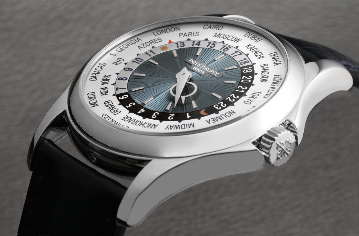 Patek Philippe World Time Complications Platinum Mens Watch 5110