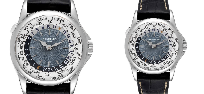 Patek Philippe World Time Complications Platinum Mens Watch 5110