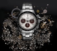 Rolex Cosmograph Pre Daytona Steel Silver Dial Vintage Mens Watch 6240
