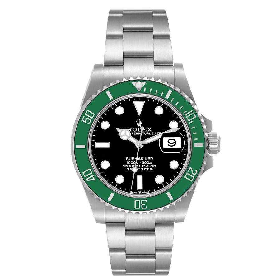 Rolex Submariner Kermit Green Ceramic Bezel Mens Watch 126610LV