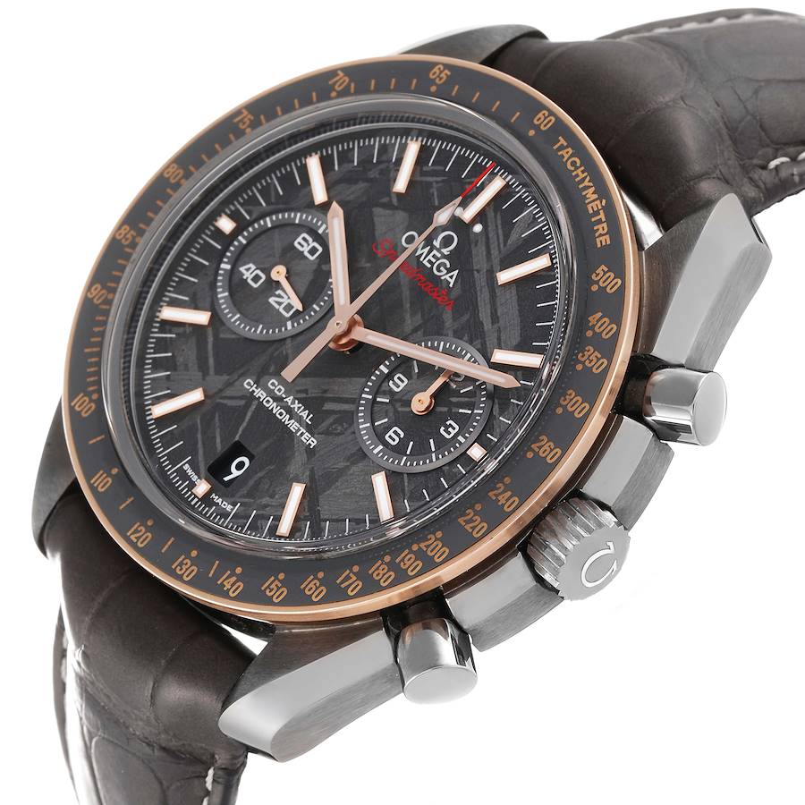 Omega Speedmaster Grey Side of the Moon Meteorite Ceramic Mens Watch 311.63.44.51.99.001