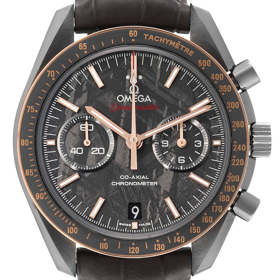 Omega Speedmaster Grey Side of the Moon Meteorite Ceramic Mens Watch 311.63.44.51.99.001