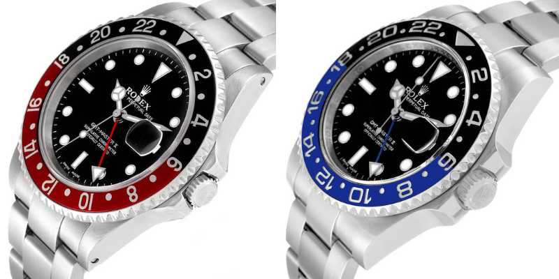 Rolex GMT-Master II Coke and Rolex GMT-Master II Batman